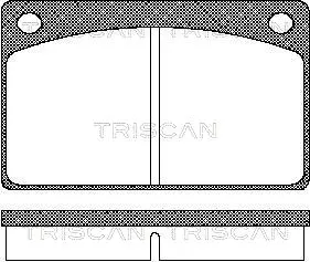 Brake Pad Set, disc brake (8110 27602)