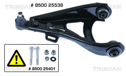 Control/Trailing Arm, wheel suspension (8500 25538)