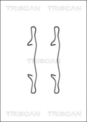 Accessory Kit, disc brake pad (8105 101654)