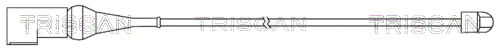 Warning Contact, brake pad wear (8115 16006)
