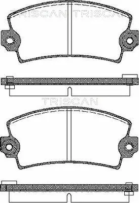 Brake Pad Set, disc brake (8110 10330)