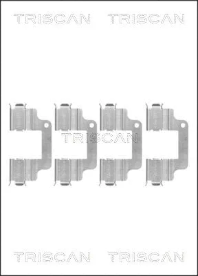Accessory Kit, disc brake pad (8105 171600)