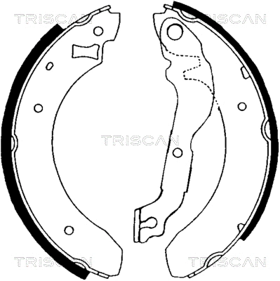 Brake Shoe Set (8100 16376)