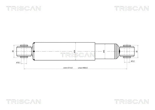 Shock Absorber (8705 10205)