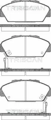 Brake Pad Set, disc brake (8110 40001)