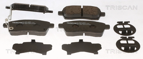 Brake Pad Set, disc brake (8110 69024)