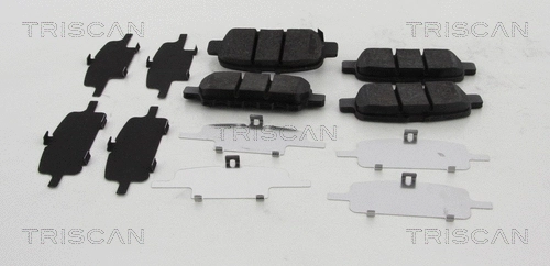 Brake Pad Set, disc brake (8110 68187)