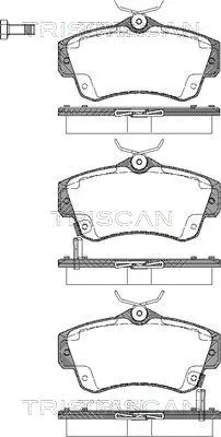 Brake Pad Set, disc brake (8110 10522)