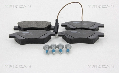 Brake Pad Set, disc brake (8110 15037)