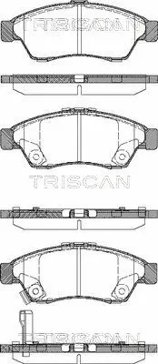 Brake Pad Set, disc brake (8110 69010)
