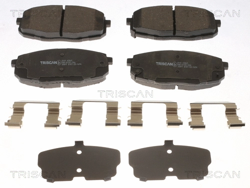 Brake Pad Set, disc brake (8110 43069)