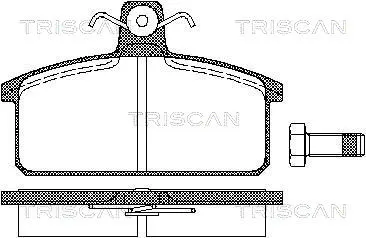 Brake Pad Set, disc brake (8110 15811)