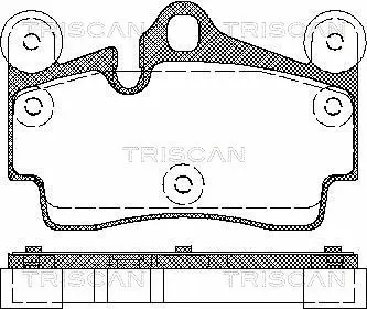 Brake Pad Set, disc brake (8110 29050)