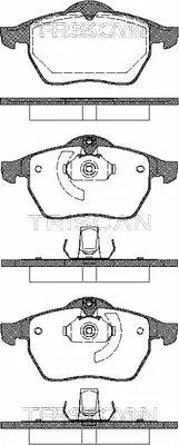 Brake Pad Set, disc brake (8110 24002)