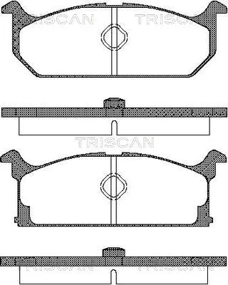 Brake Pad Set, disc brake (8110 69835)