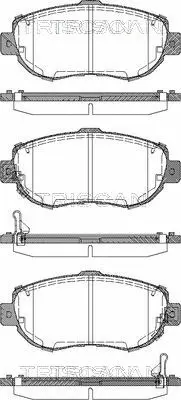 Brake Pad Set, disc brake (8110 13044)