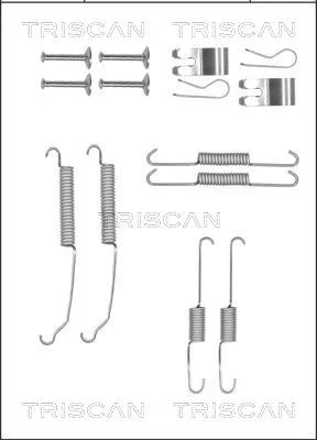 Accessory Kit, brake shoes (8105 102611)