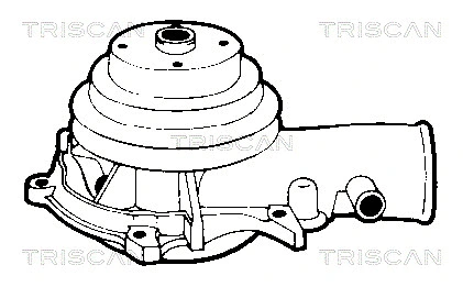 Water Pump, engine cooling (8600 24048)