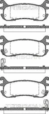 Brake Pad Set, disc brake (8110 50185)