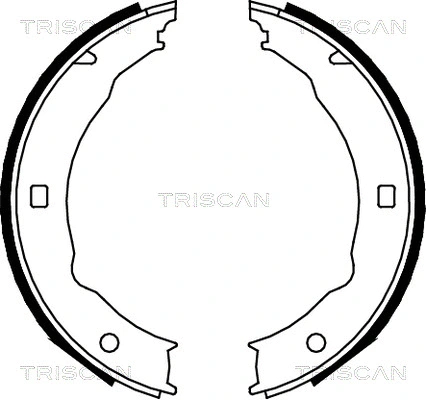 Brake Shoe Set, parking brake (8100 28050)