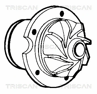 Water Pump, engine cooling (8600 23028)
