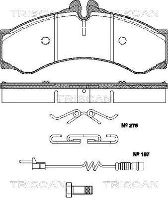Brake Pad Set, disc brake (8110 23037)