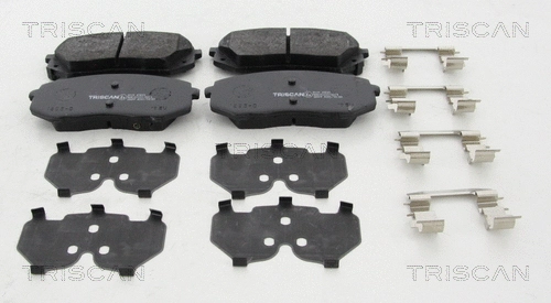 Brake Pad Set, disc brake (8110 43043)
