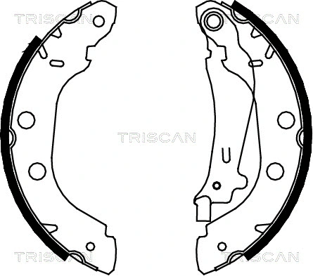 Brake Shoe Set (8100 14614)