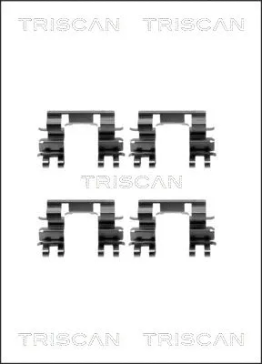 Accessory Kit, disc brake pad (8105 401610)