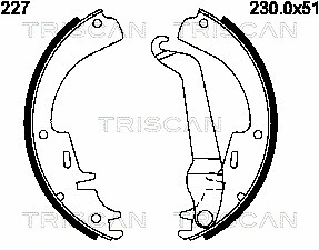 Brake Shoe Set (8100 16517)