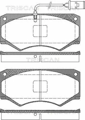 Brake Pad Set, disc brake (8110 15032)