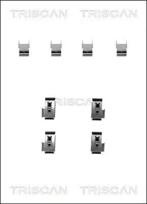 Accessory Kit, disc brake pad (8105 421586)