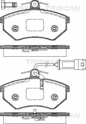 Brake Pad Set, disc brake (8110 29002)