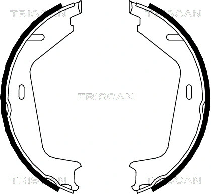 Brake Shoe Set, parking brake (8100 27578)