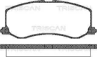 Brake Pad Set, disc brake (8110 69005)