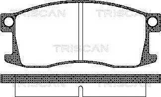 Brake Pad Set, disc brake (8110 40054)