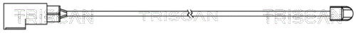 Warning Contact, brake pad wear (8115 16004)