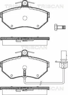 Brake Pad Set, disc brake (8110 29030)