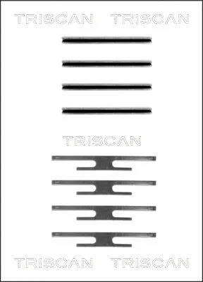 Accessory Kit, disc brake pad (8105 241309)