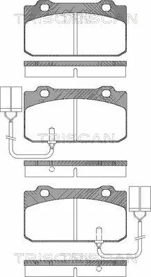 Brake Pad Set, disc brake (8110 12988)