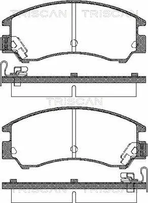 Brake Pad Set, disc brake (8110 68828)