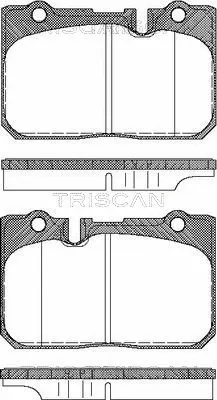 Brake Pad Set, disc brake (8110 13038)