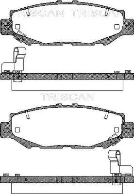 Brake Pad Set, disc brake (8110 13039)