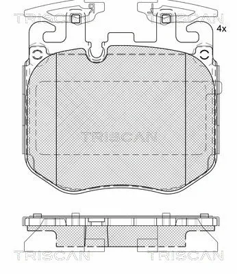 Brake Pad Set, disc brake (8110 11066)