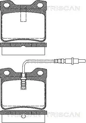 Brake Pad Set, disc brake (8110 28941)