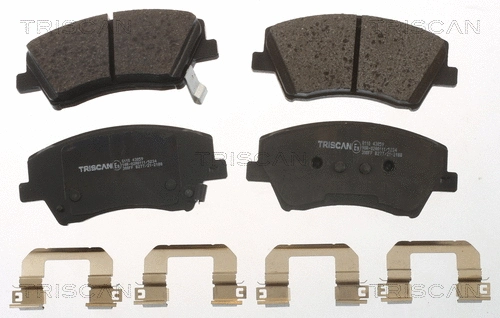 Brake Pad Set, disc brake (8110 43059)