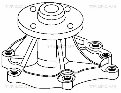 Water Pump, engine cooling (8600 14992)