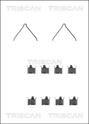 Accessory Kit, disc brake pad (8105 501580)
