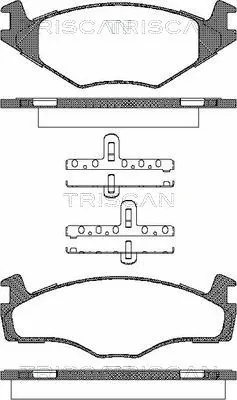 Brake Pad Set, disc brake (8110 10022)