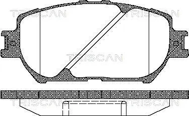 Brake Pad Set, disc brake (8110 13056)